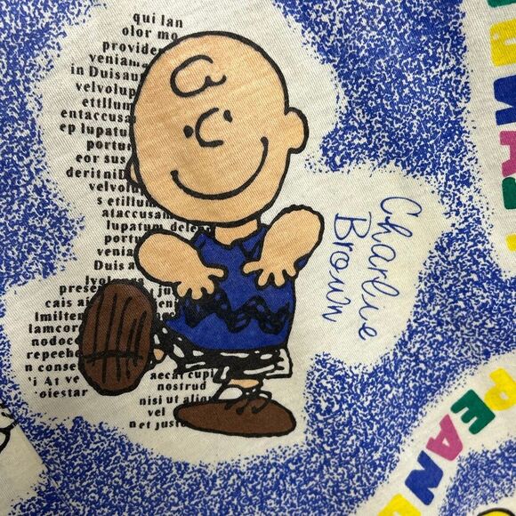 Peanuts Nightgown Medium Carlie Brown Woodstock Snoopy Lucy - Picture 3 of 10